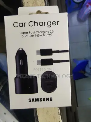 45watts Super Fast Usb-C Car Charger With Cable