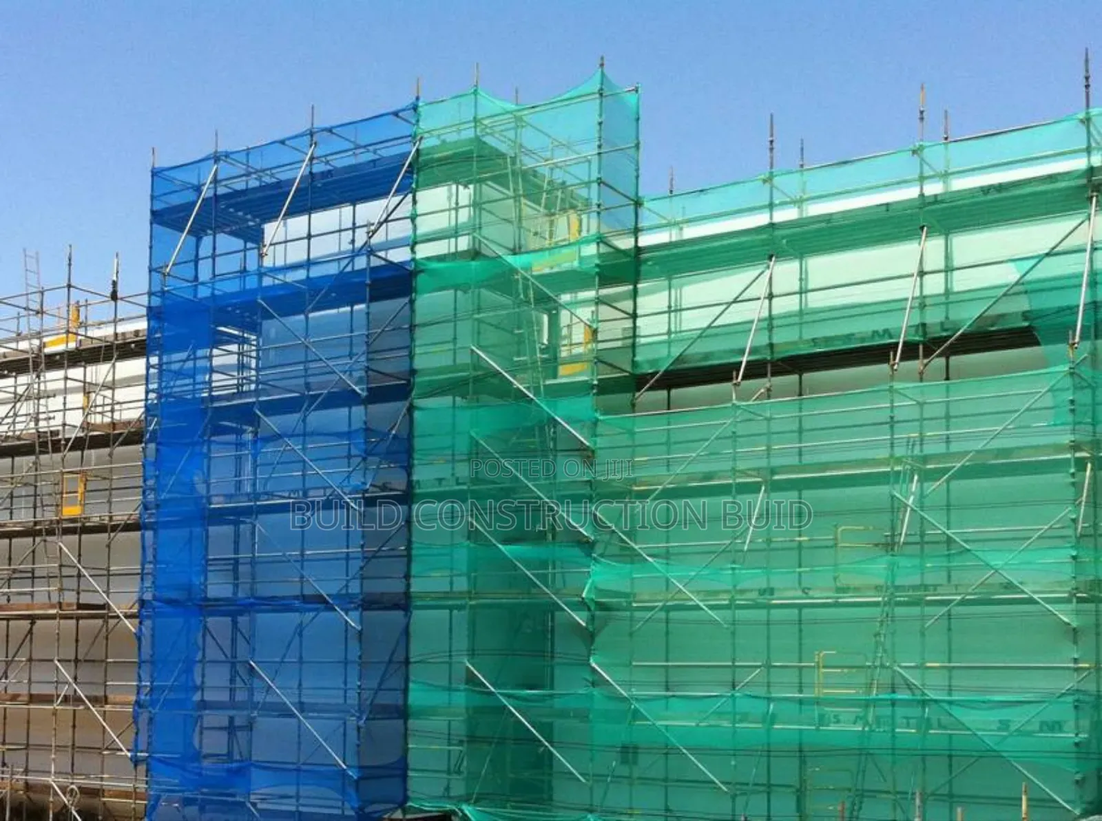 Construction Safety Net 3 × 50m Green