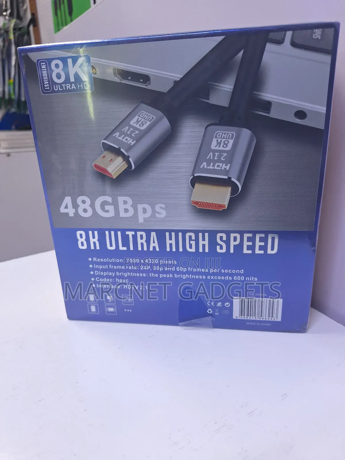 Premium Hdmi to Hdmi Cable Version 2.1 Speed 48GBPS RGB