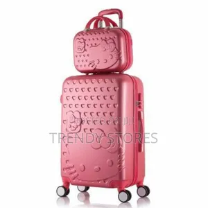 2 in 1 Red Travel Suitcase