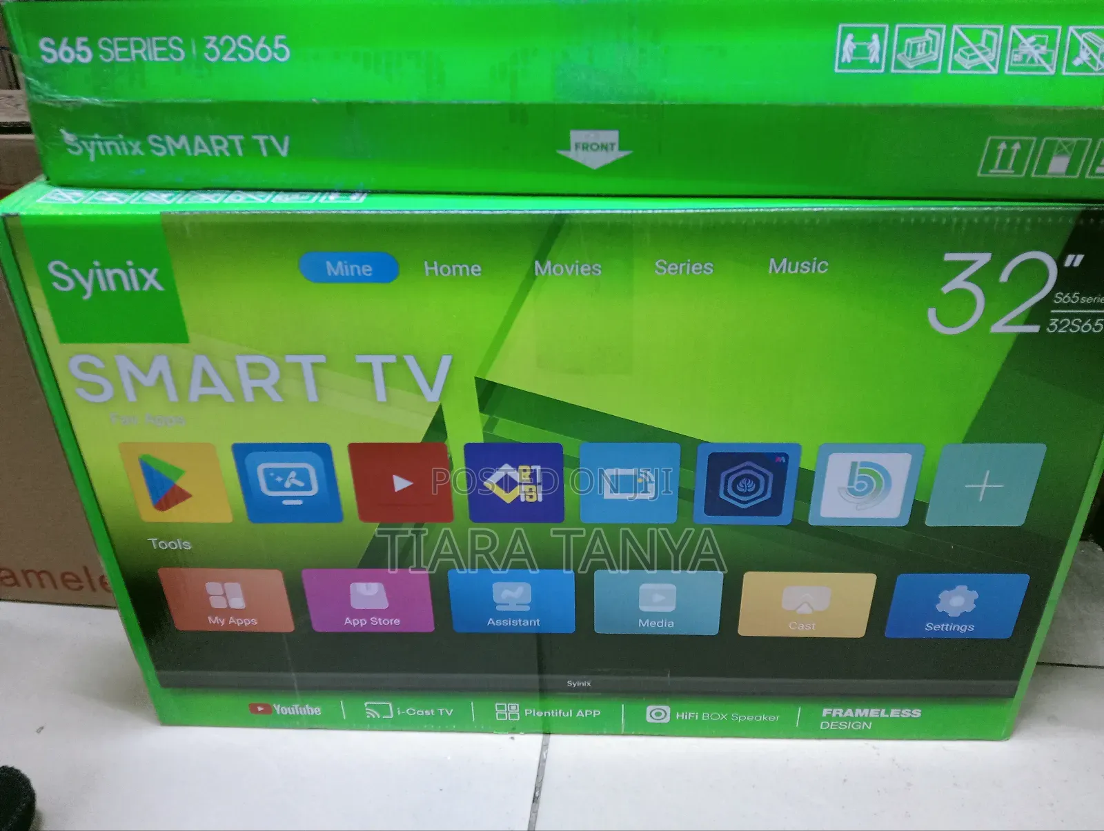 Syinix 32" Smart Frameless Led Tv