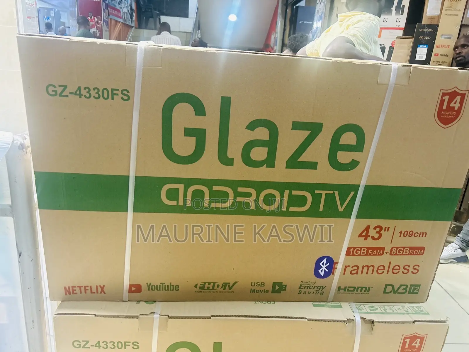 GLAZE 43 Smart Android With Bluetooth