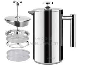 Stainless Steel French Press Coffee Maker 27oz 800ml,