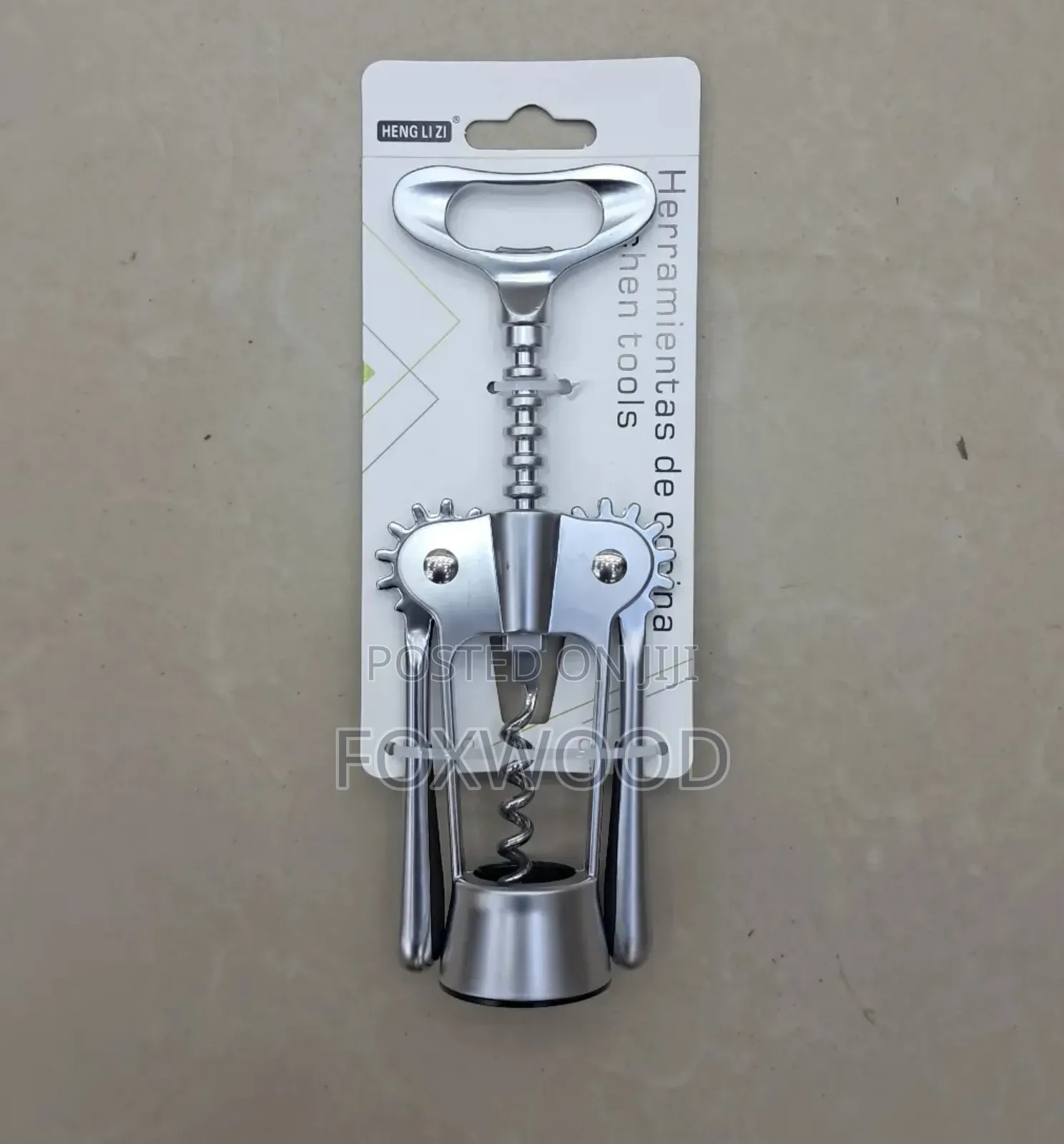 2 in 1 Wine Bottle Cork Puller and Bottle Opener