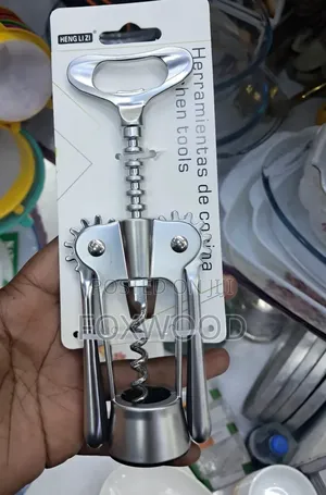 2 in 1 Wine Bottle Cork Puller and Bottle Opener