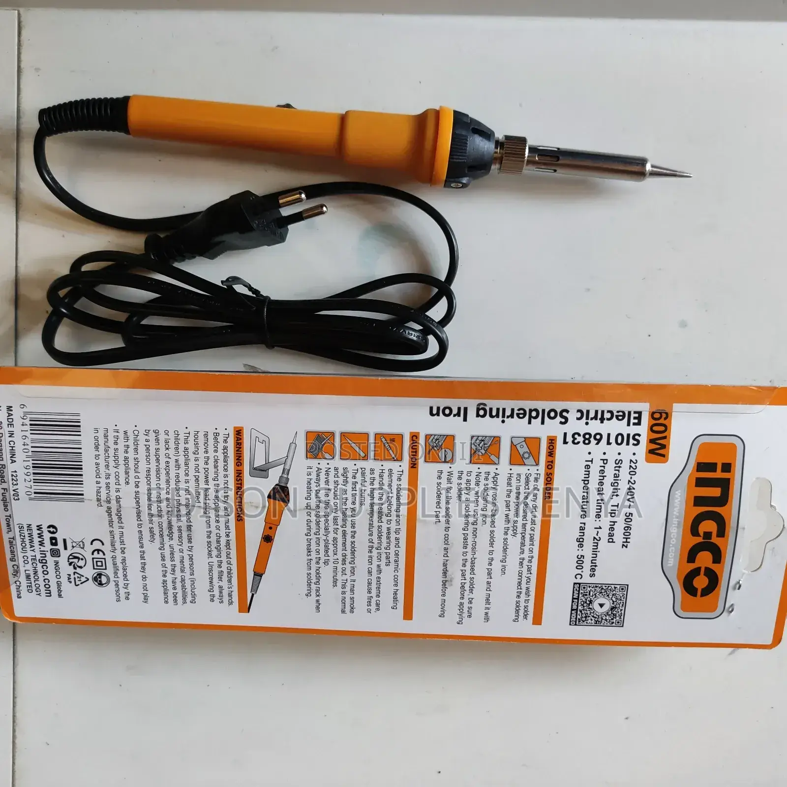 60 Watts INGCO Soldering Iron Soldering Gun INGCO 60 Watts