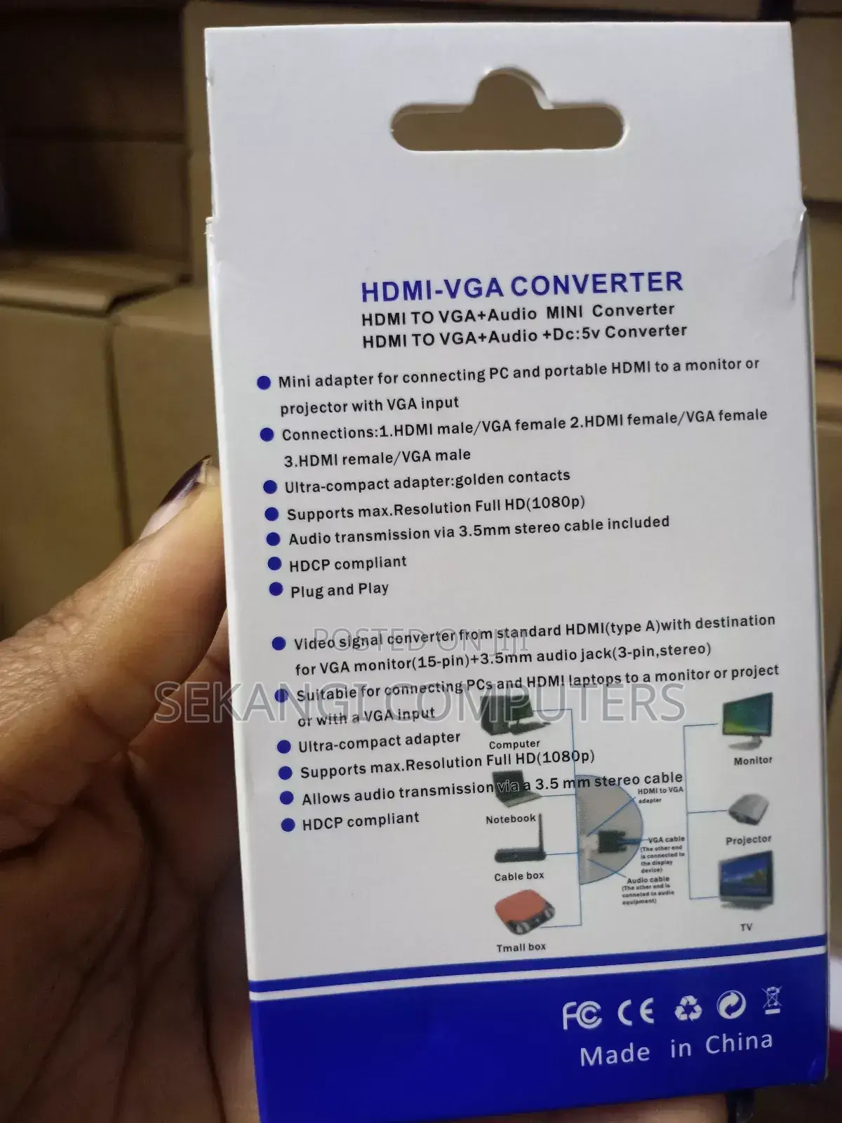 HDMI to VGA Converter Adapter