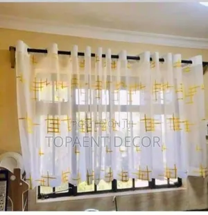 Themed Gold Kitchen Sheer Themed Gold Kitchen Sheer