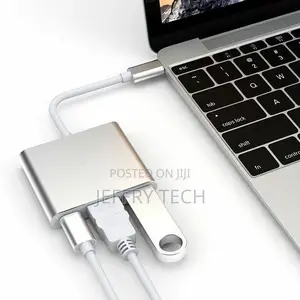 Multi-Ports 3 in 1 USB 3.1 Type C to HDMI USB 3.0 HUB Adapte