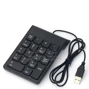 USB Number Portable Mini Keypad 18 Key for Laptop PC Noteboo