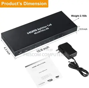HDMI Splitter 8 Way Splitter