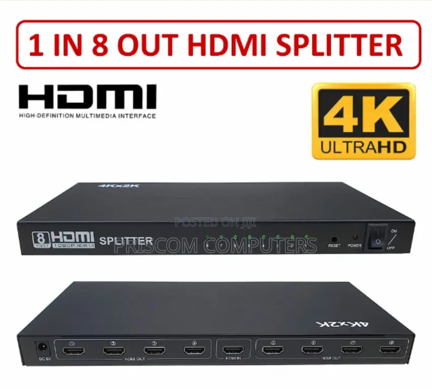 HDMI Splitter 8 Way Splitter