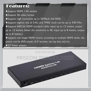 8 Ports HDMI Splitter