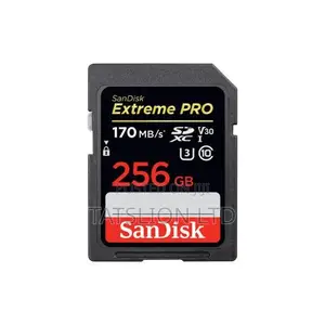 Sandisk 256gb Extreme Pro Uhs-I SDXC Memory Card for Camera