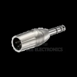 6.3mm Mono Plug<=>3P XLR Male Adapter Roxtone RA2XMJM