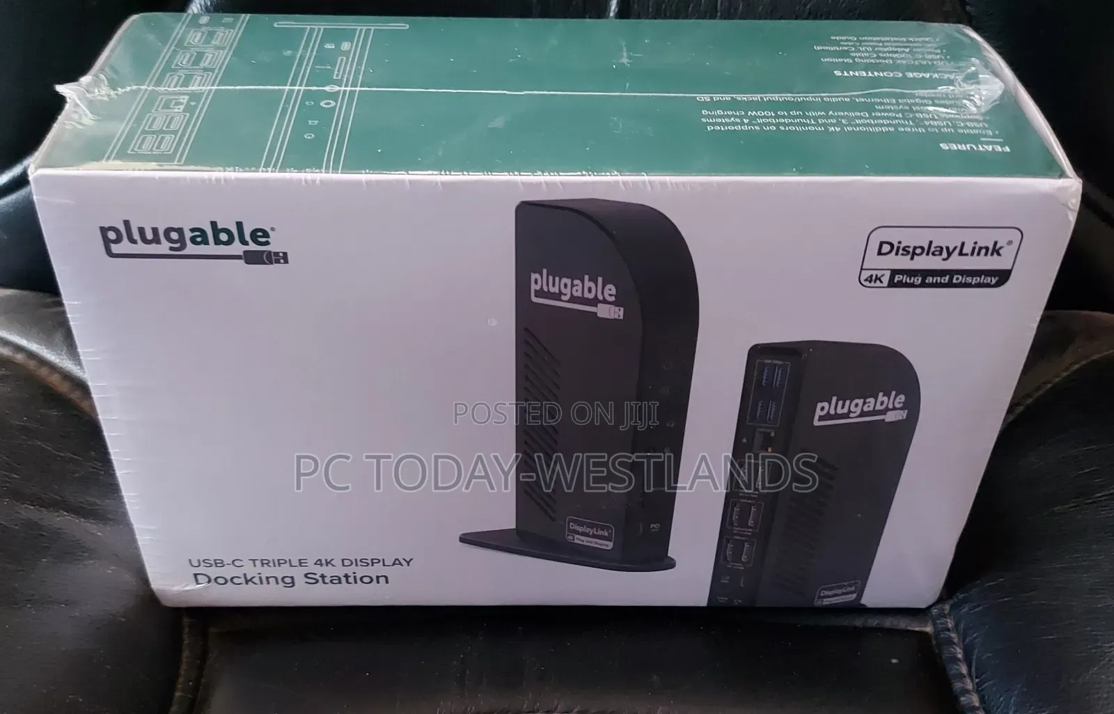 Plugable Usb C Docking Station Triple Monitor 100w Wn/Mac