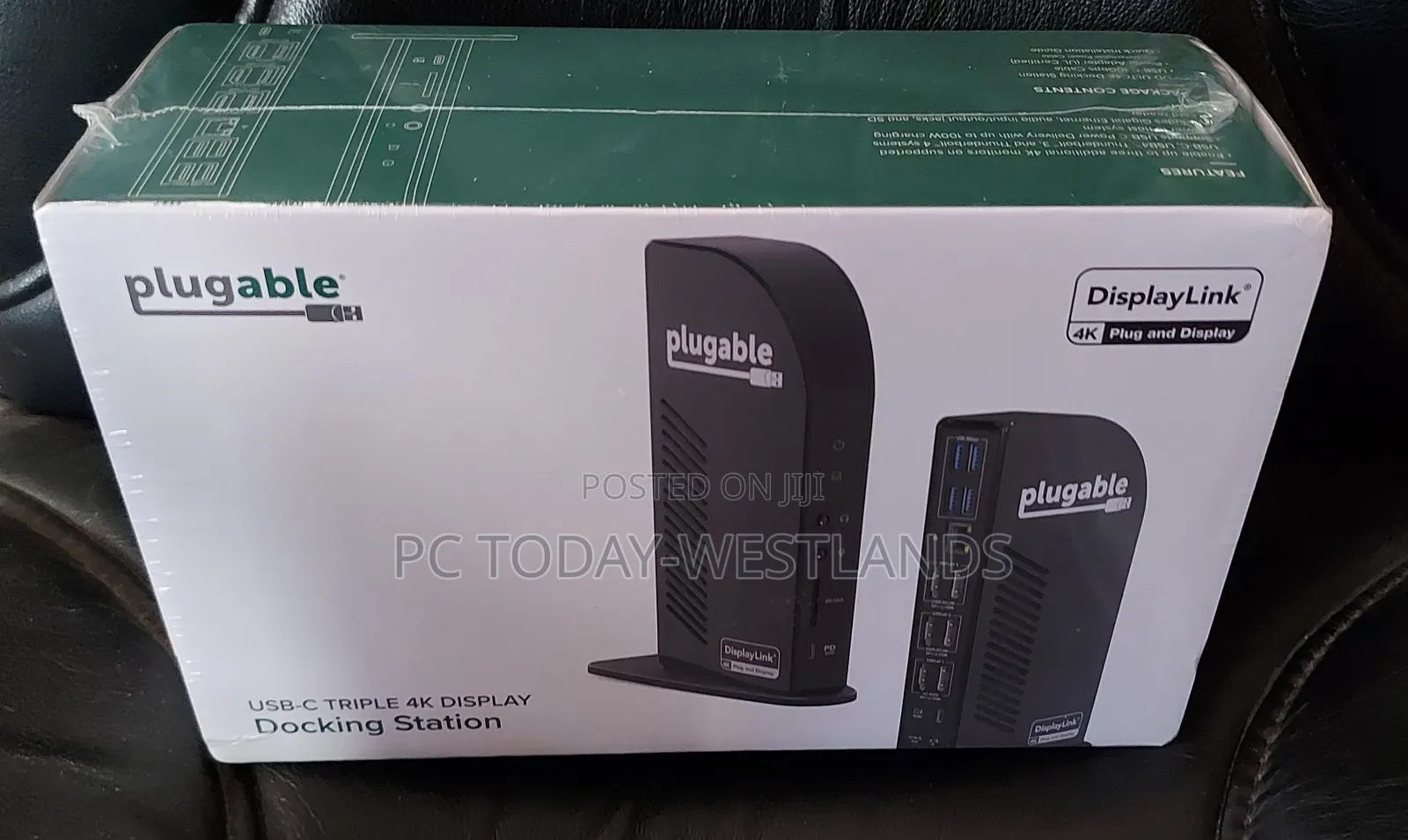 Plugable Usb C Docking Station Triple Monitor 100w Wn/Mac