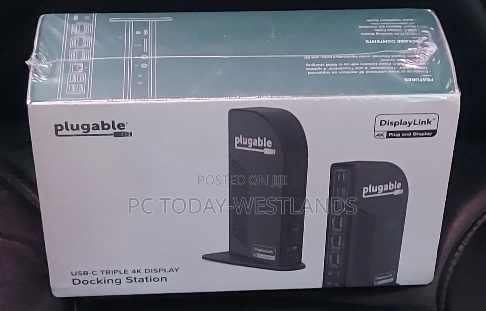 Plugable Usb C Docking Station Triple Monitor 100w Wn/Mac