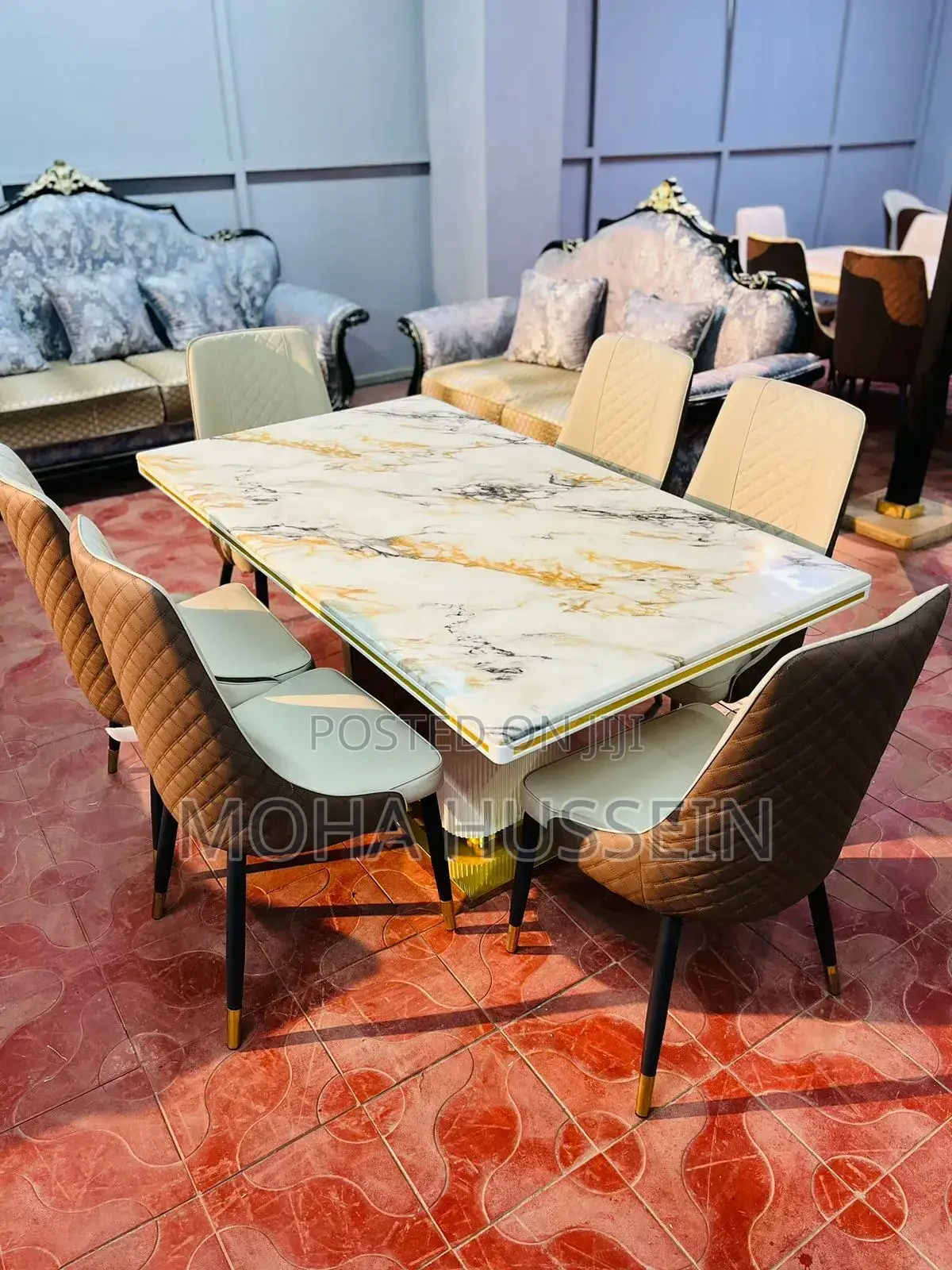 Luxury Imported Marble Dining Table