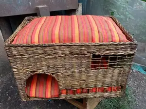 XL Cat Bed With Scratch Post and Cave - Locally Made