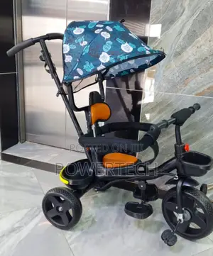 Kids Tricycle Bike With Canopy,: