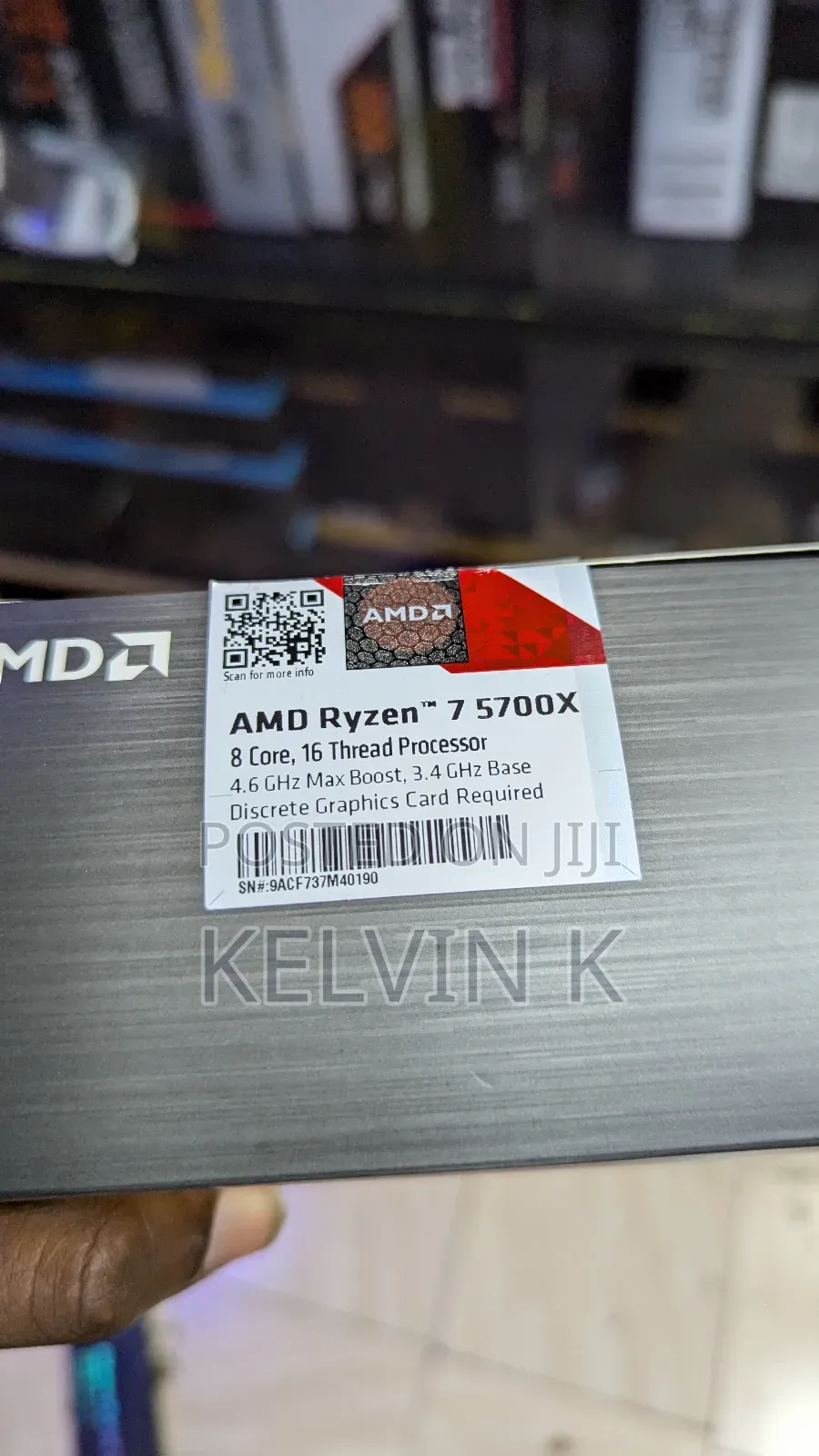 Amd Ryzen 7 5700x 8 Core Cpu Processor