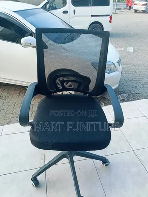 Crome Chair Office Chair With Black Reg