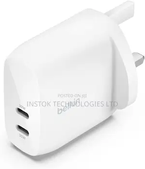 Belkin Boostcharge Pro 60W Dual USB-C Wall Charger With PPS