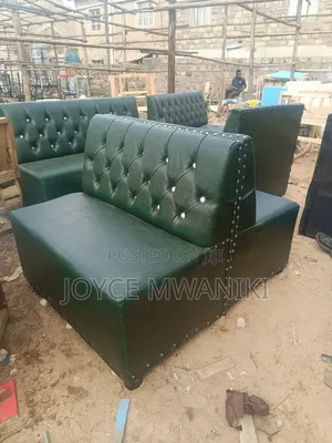 Back to Back Restaurant Couch Jungle Green 