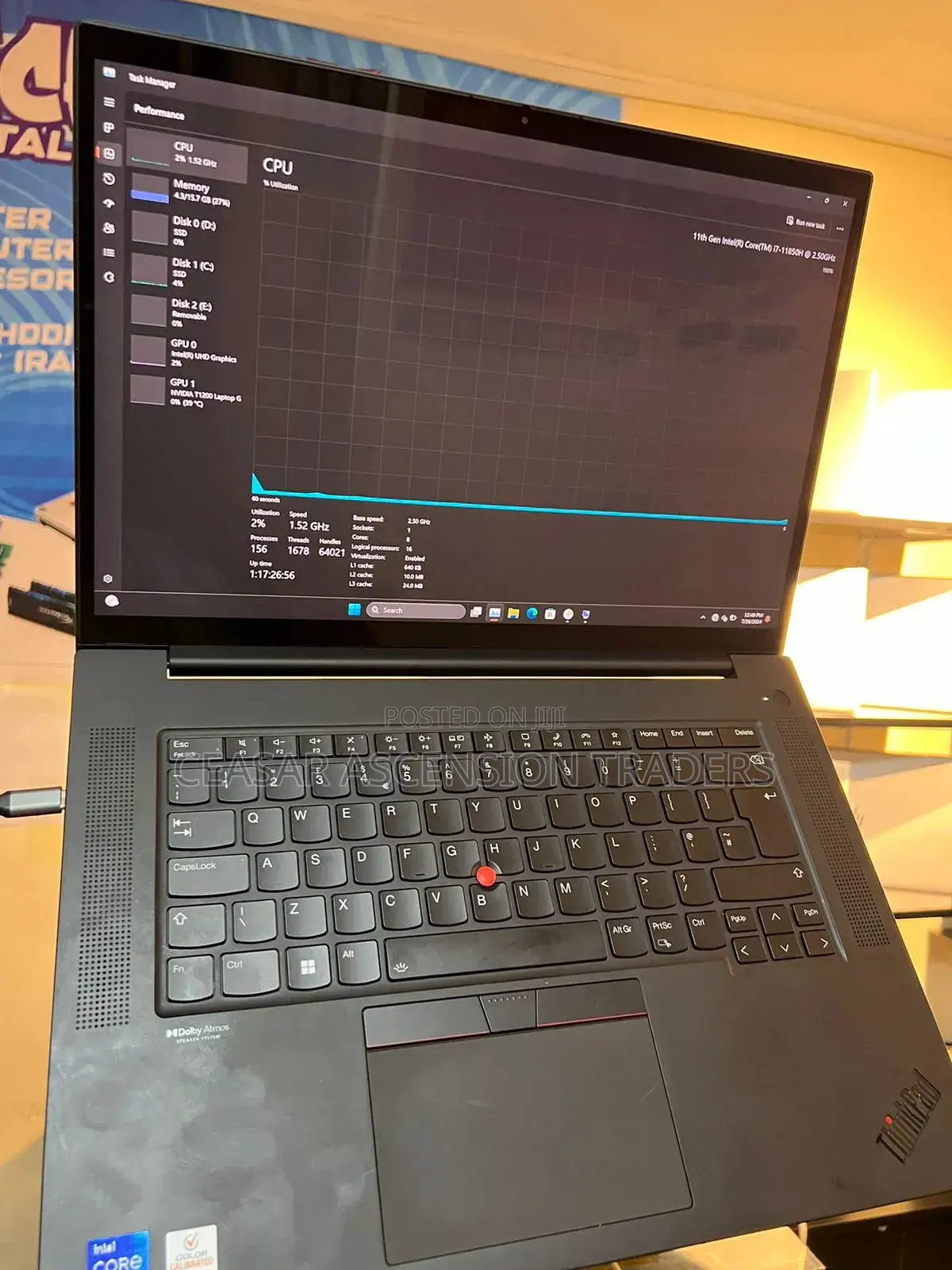 Laptop Lenovo Thinkpad P14s 16GB Intel Core I7 SSD 512GB
