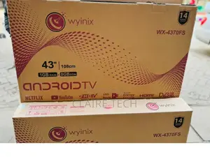 Wyinix 43 Inches Smart Android Flameless Tv WX-4370FS