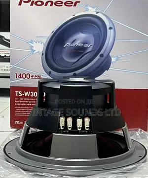 Pioneer Ts-308d4 Car Subwoofer Double Voice Coil (1400W)