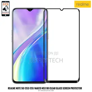 Realme Note 50/C53/C51/Narzo N53 9D Clear Glass Screen Prote