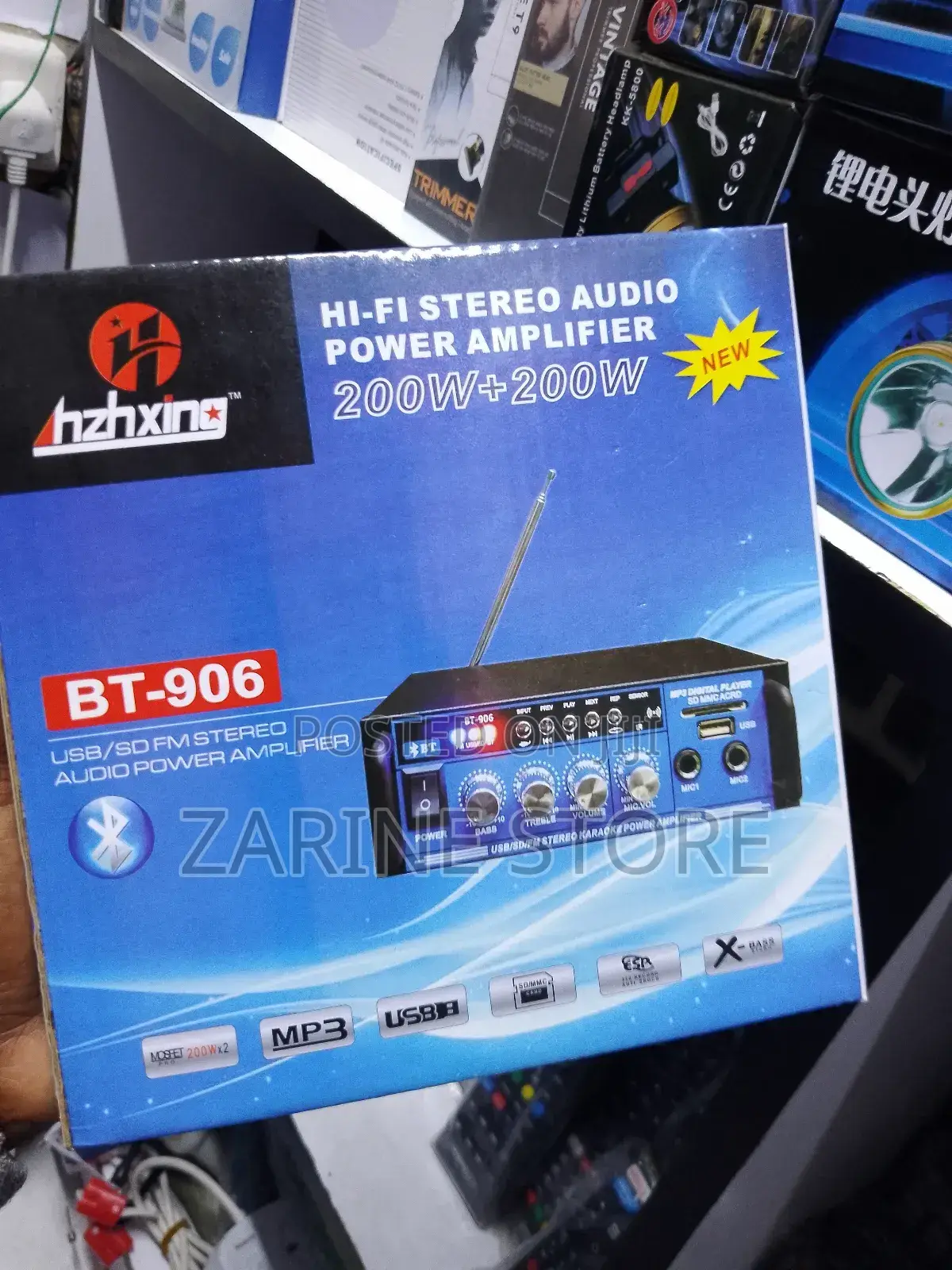 2.1CH Power Amplifier With Bluetooth - Car Amplifier