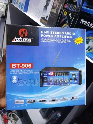 Amplifier BT-906 Audio Power Amplifier With Mic/Bt/Usb/Fm
