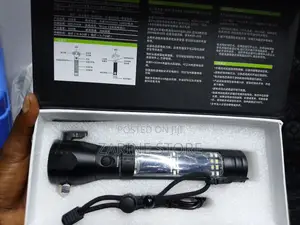 Multifunctional Flashlight Torch With Alarm Magnetic