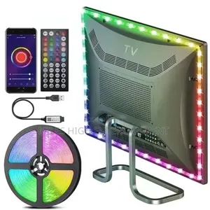 Smart Light Strips With App Control Remote for TV