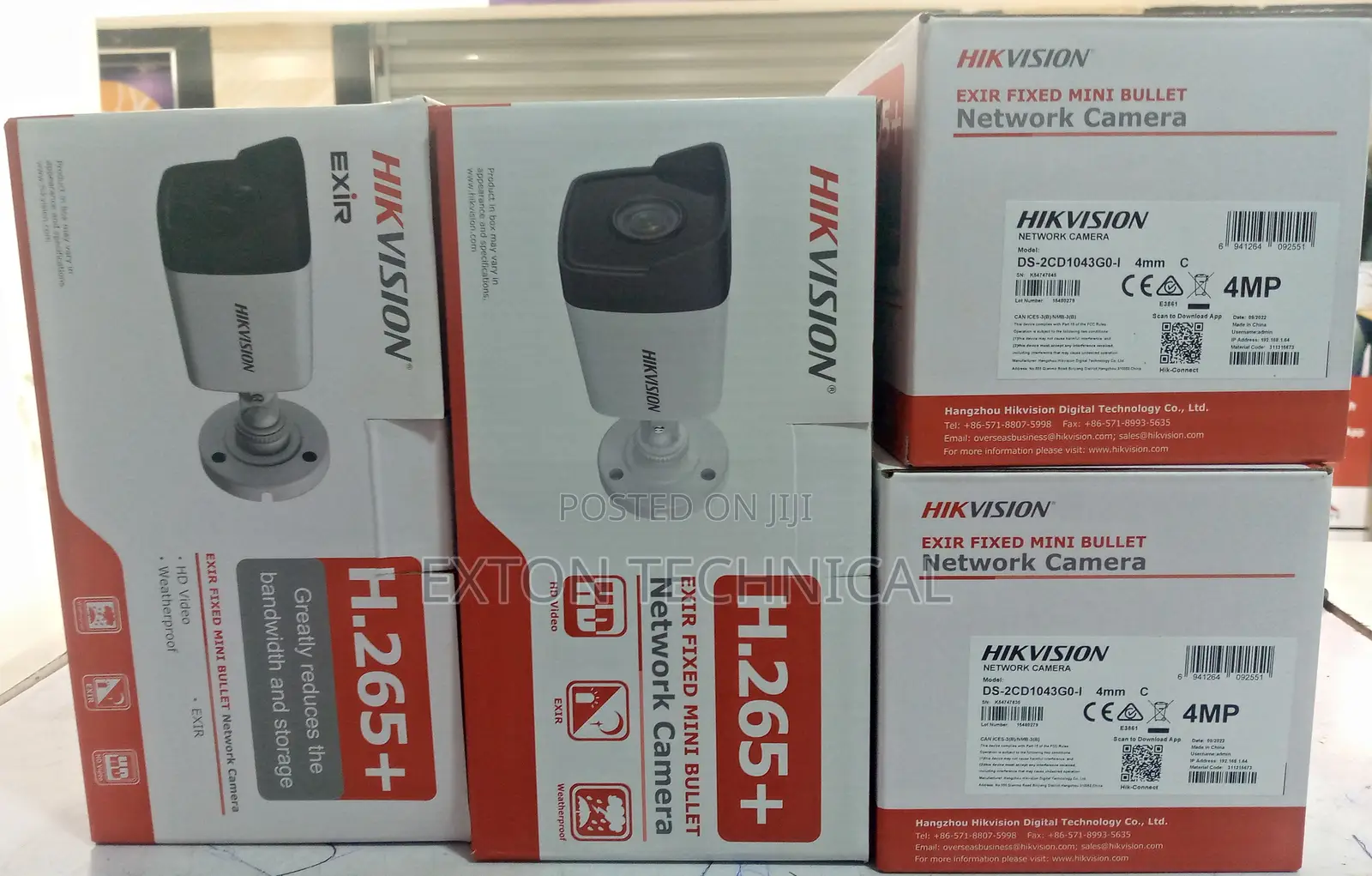 Hikvision Ip Bullet Camera 4mp Camera Security Wifi