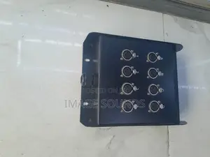 Plate 8channel for Snake Cables (Black)
