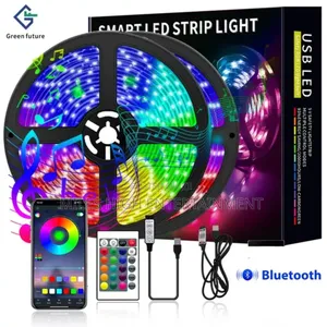 Color Changing RGB Strip Lights With App Control Bluetooth