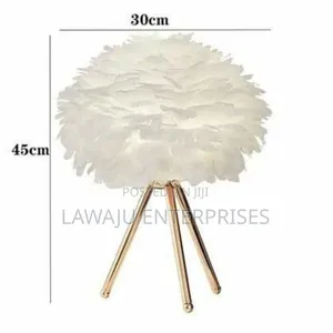 Modern Feather Bedside Lamp