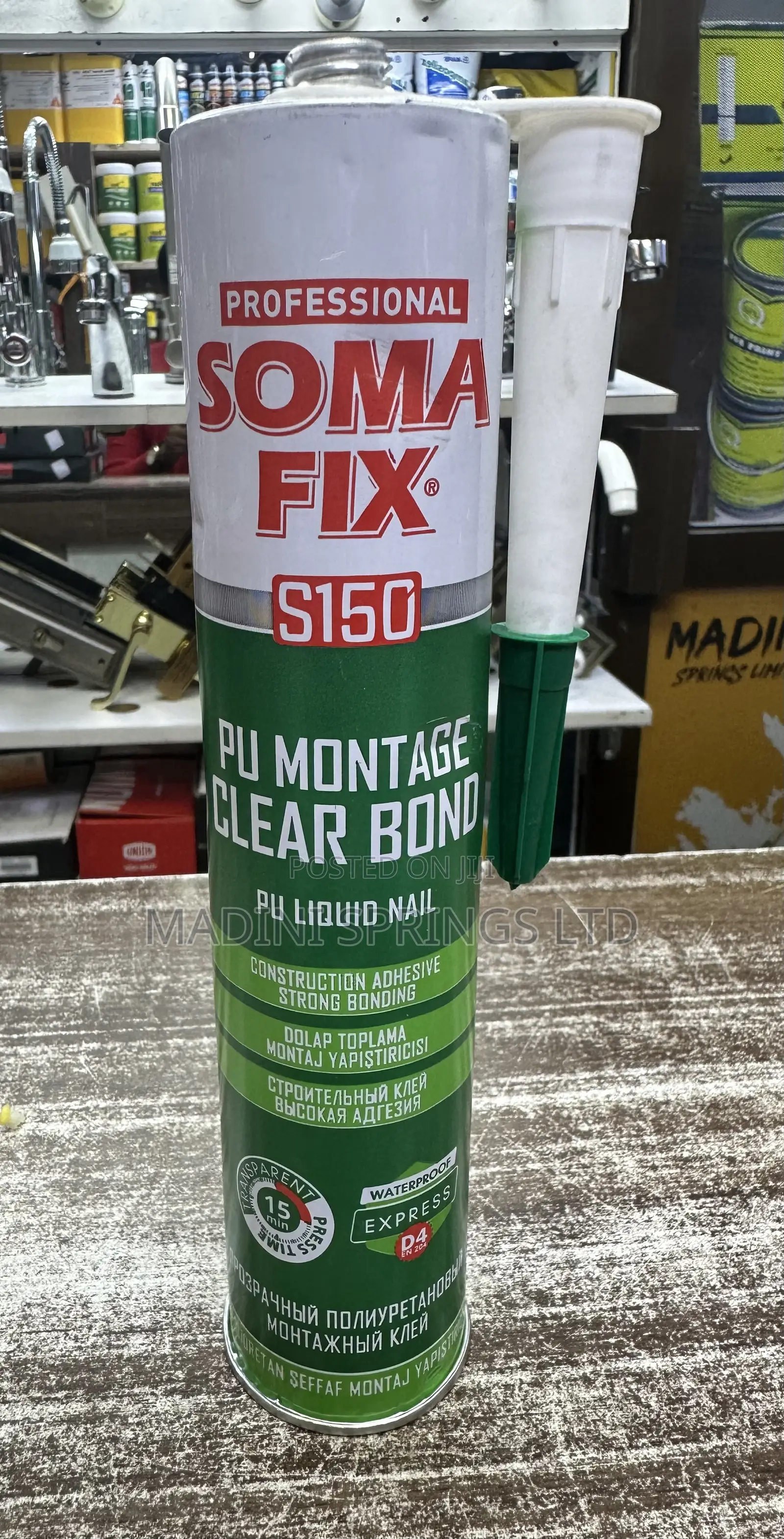 Somafix Pu Montage Clear Bond S150(Transparent)