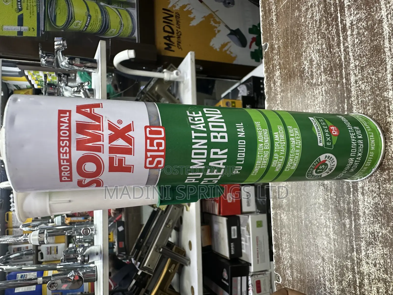 Somafix Pu Montage Clear Bond S150(Transparent)