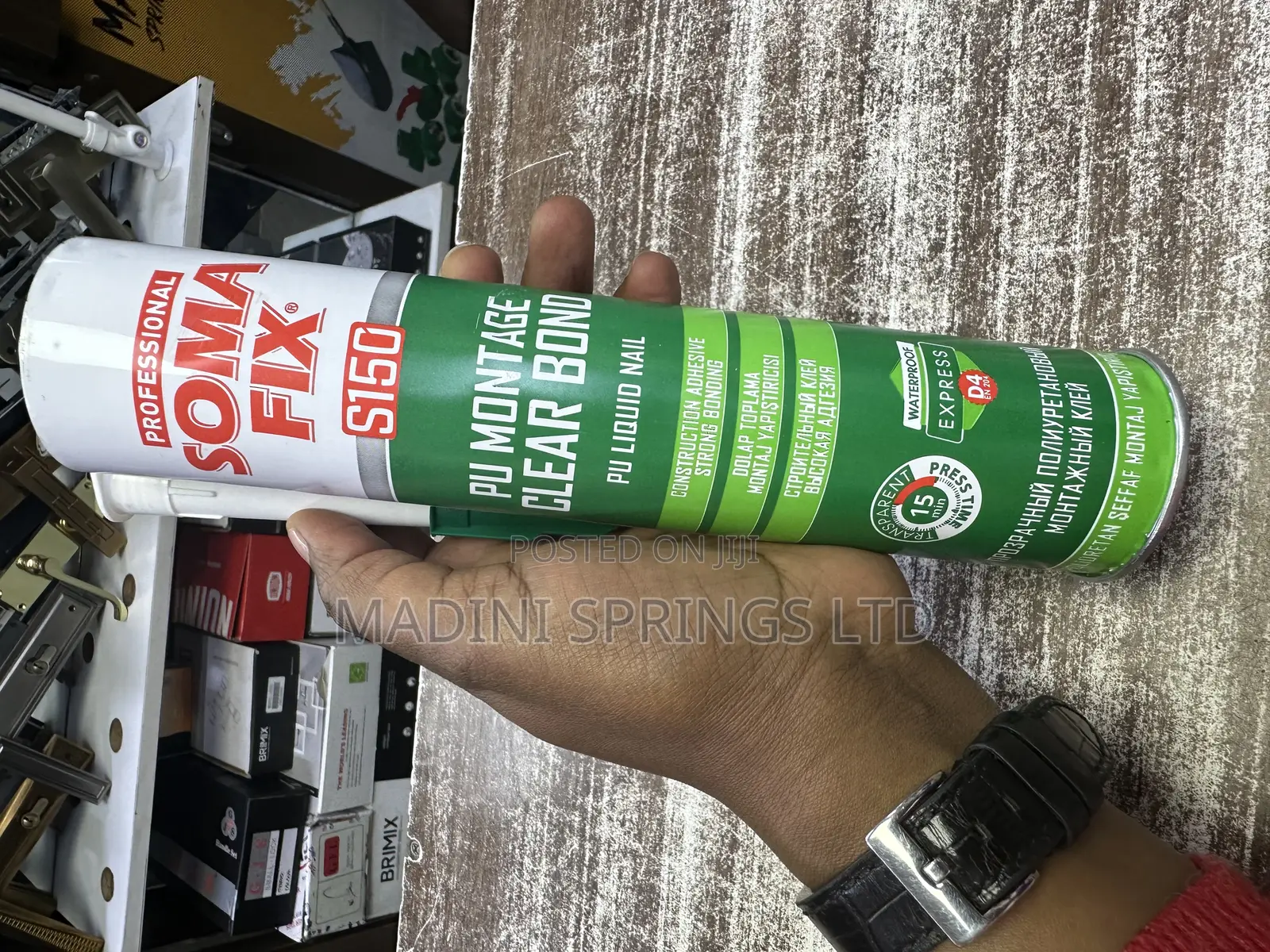 Somafix Pu Montage Clear Bond S150(Transparent)