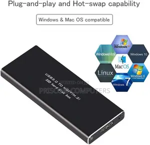M2 SSD Case M.2 to USB 3.1 Gen 2 10gbps Nvme SSD Enclosure