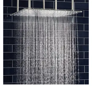 Stainless Steel Shower Head(With Silicone Nozzles, Antirust)