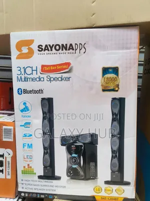 Sayona SHT-1204bt 3.1ch Subwoofer System Tallboy Speakers