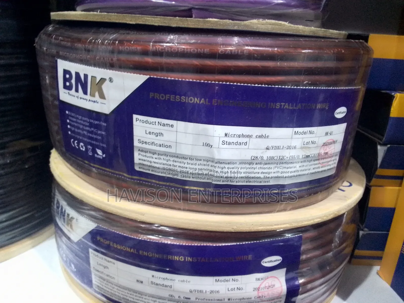 Quality Microphone Cable(100yrds)