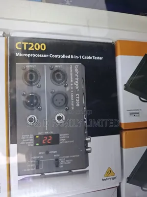 Behringer Ct200 Microprocessor 8-in-1 Cable Tester