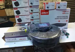 8 Cameras Full Package Complete KIT Dahua 1080P Camera